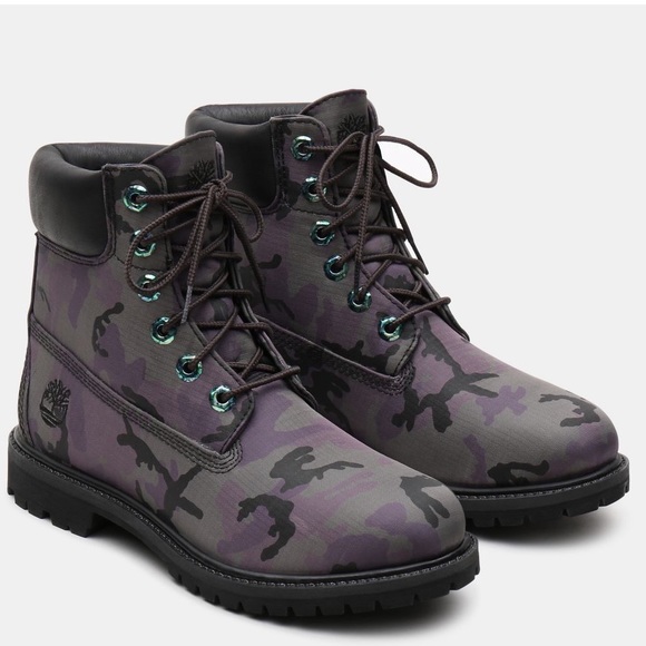 TIMBERLAND 6 INCH IRIDESCENT PREMIUM BOOT CAMO - Picture 3 of 11
